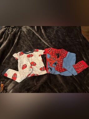 Marvel Toddler Spider-man Short Sleeve & Pant Pajama Sets